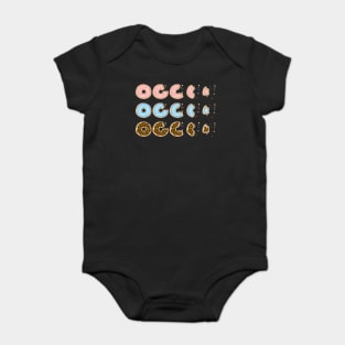 Phases of the Donut Shirt Baby Bodysuit